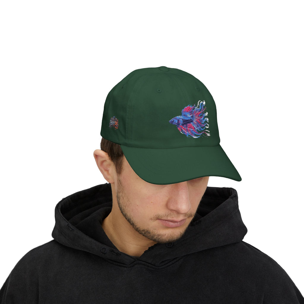 Electric Paint Betta Baseball Cap