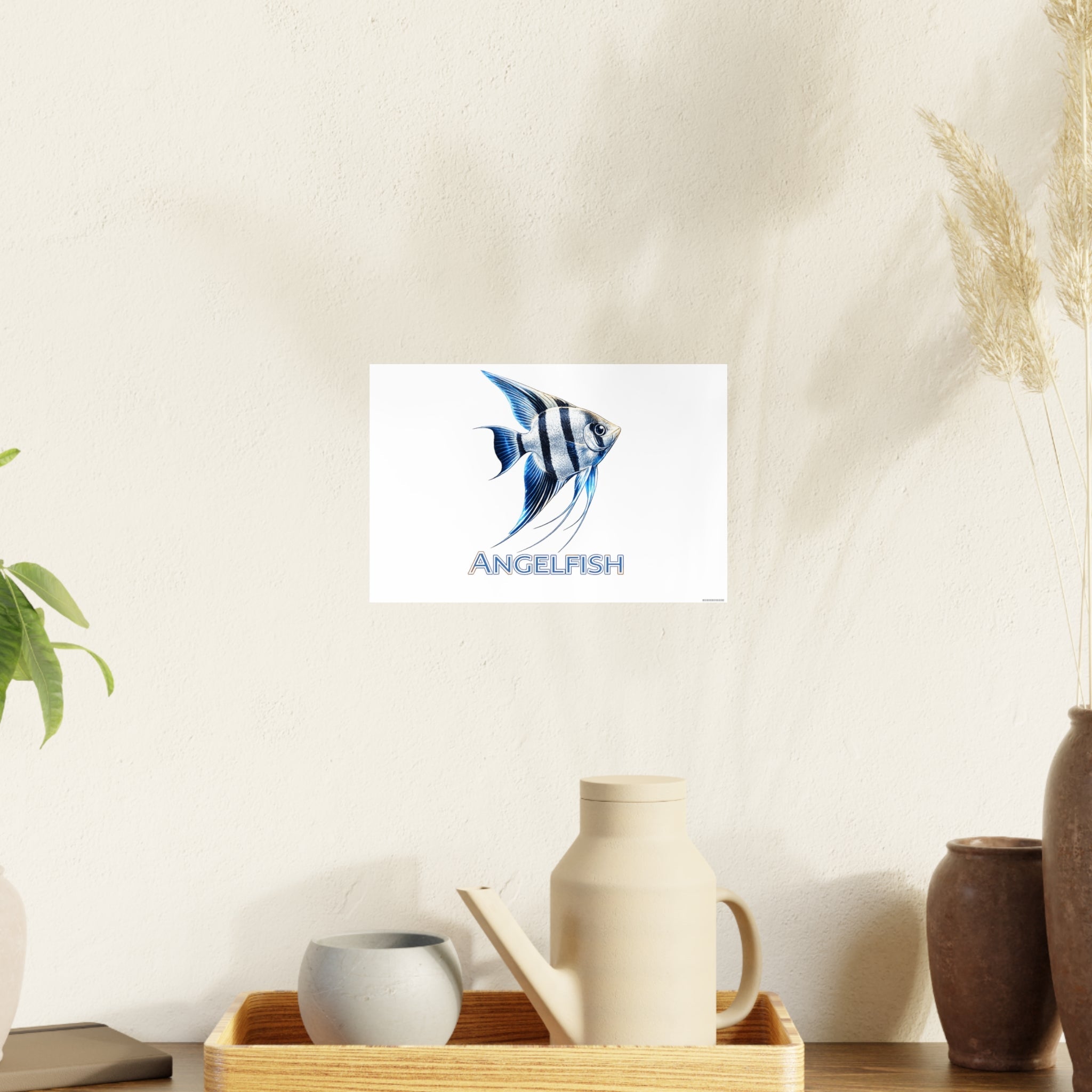 Angelfish – Premium Satin Photo Art Poster