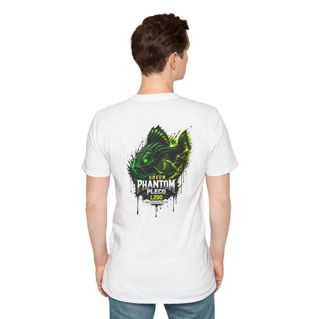 Green Phantom Pleco Tee — Graphic Fish Aquarium Shirt