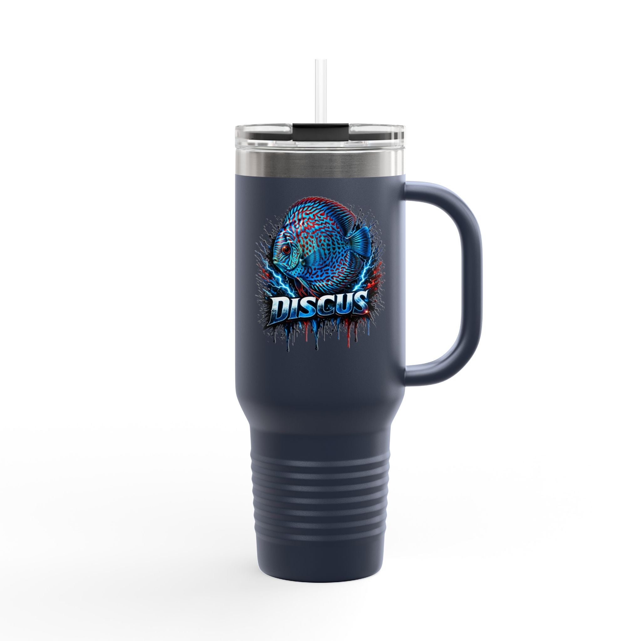 Electric Discus – 40oz Premium Insulated Travel Mug