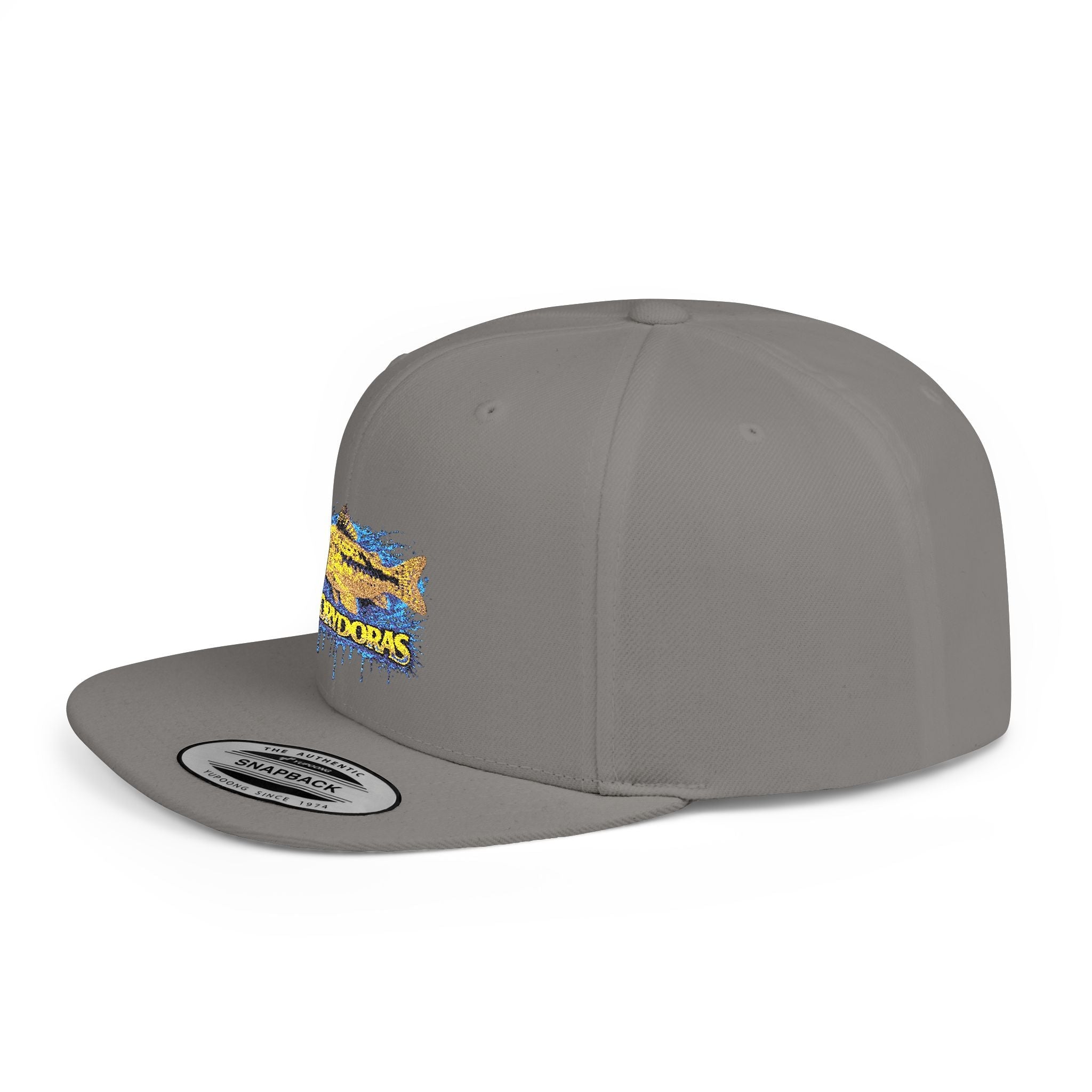 Corydoras Catfish Splash Flat Bill Snapback Hat