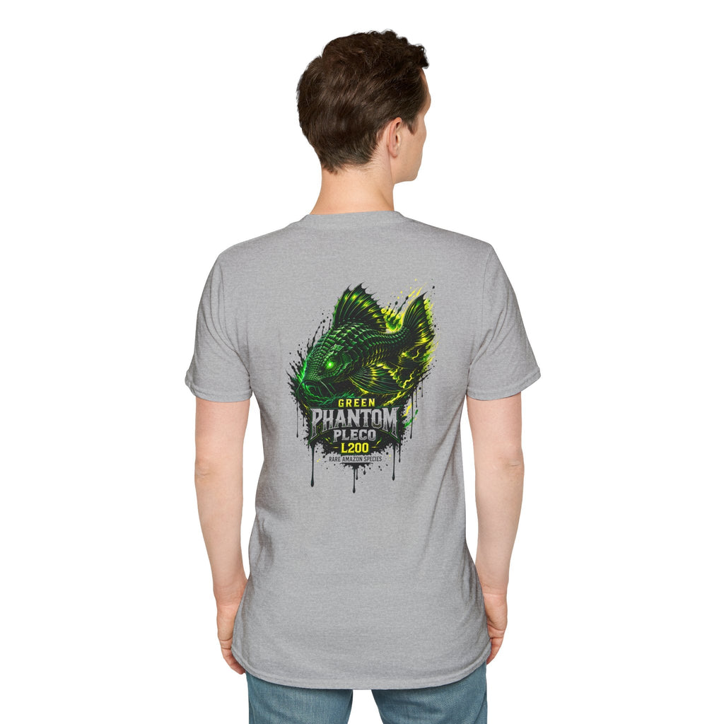 Green Phantom Pleco Tee — Graphic Fish Aquarium Shirt