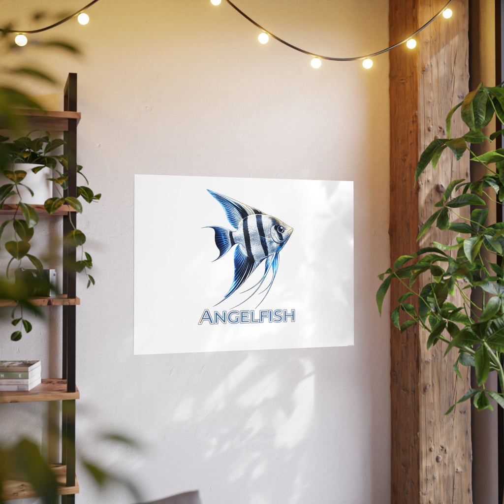 Angelfish – Premium Satin Photo Art Poster
