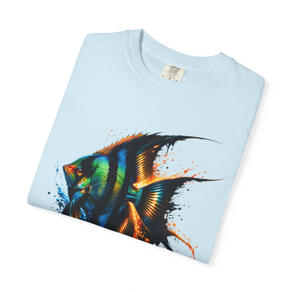Vibrant Drip Angelfish Graphic Tee