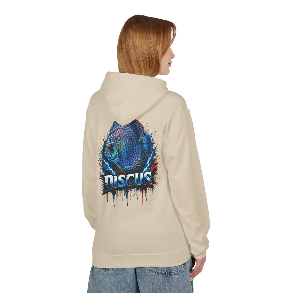 Discus Fish Hoodie — Vibrant Aquarium Graphic Pullover