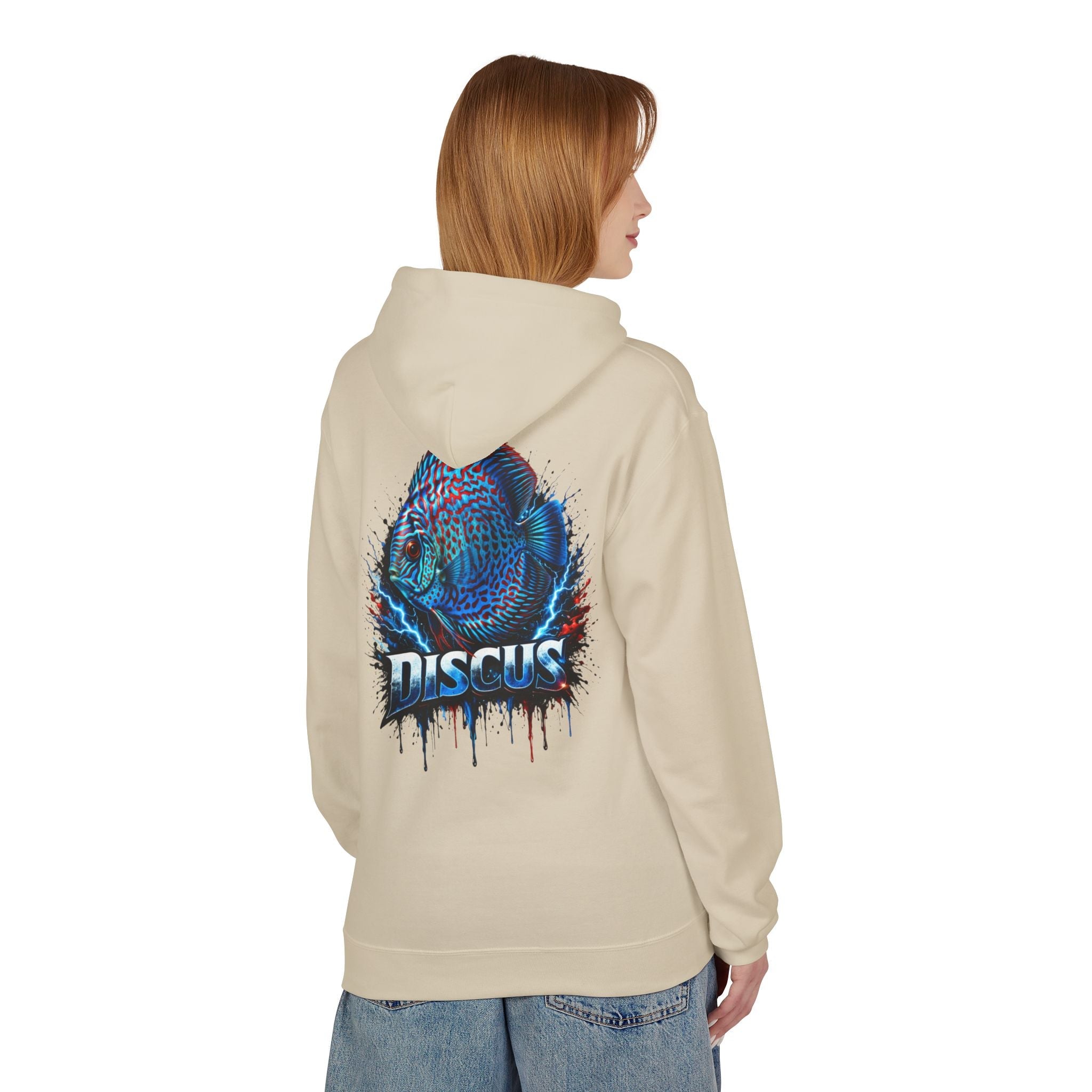 Discus Fish Hoodie — Vibrant Aquarium Graphic Pullover