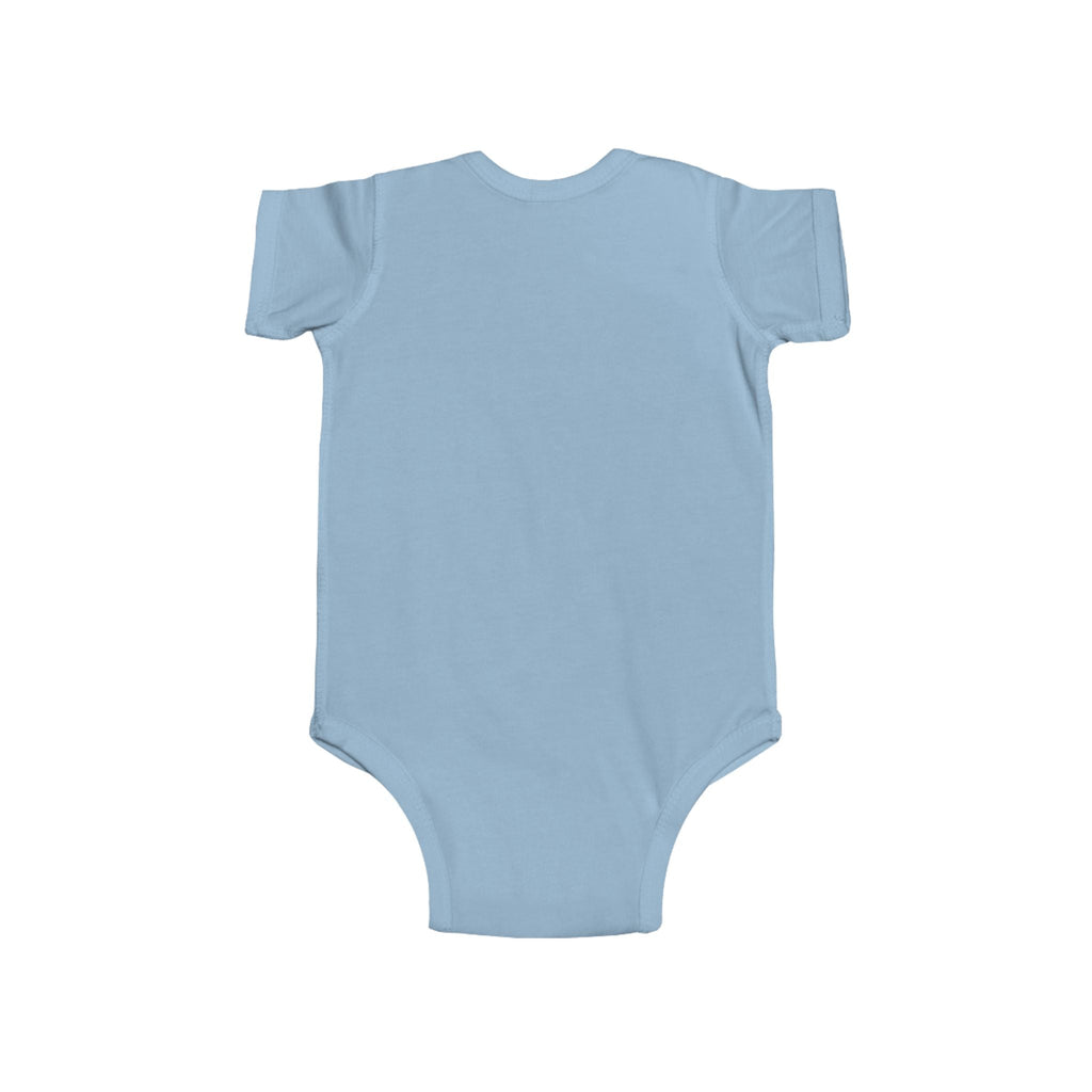 Angelfish Baby Bodysuit — Blue Aquarium Fish Infant Onesie
