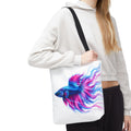 Electric Paint Betta Tote Bag