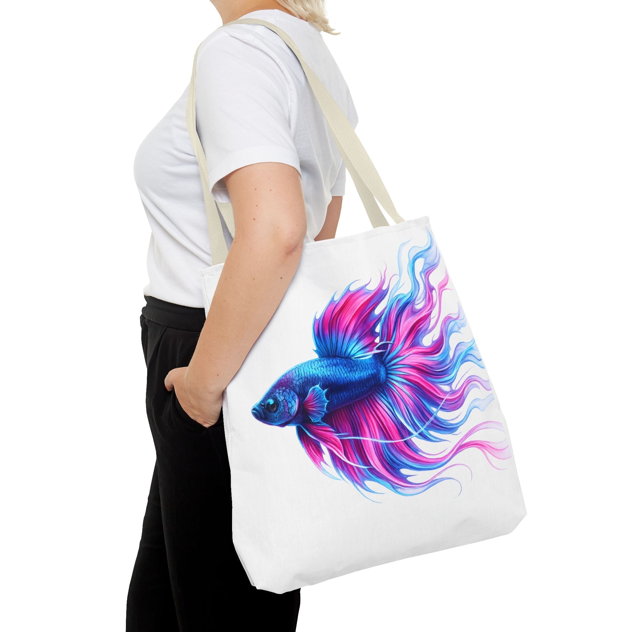 Electric Paint Betta Tote Bag