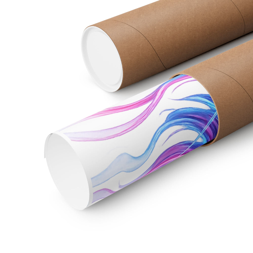 Electric Paint Betta Art Poster