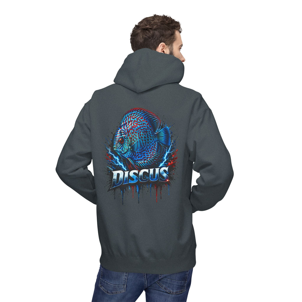 Discus Fish Hoodie — Vibrant Aquarium Graphic Pullover