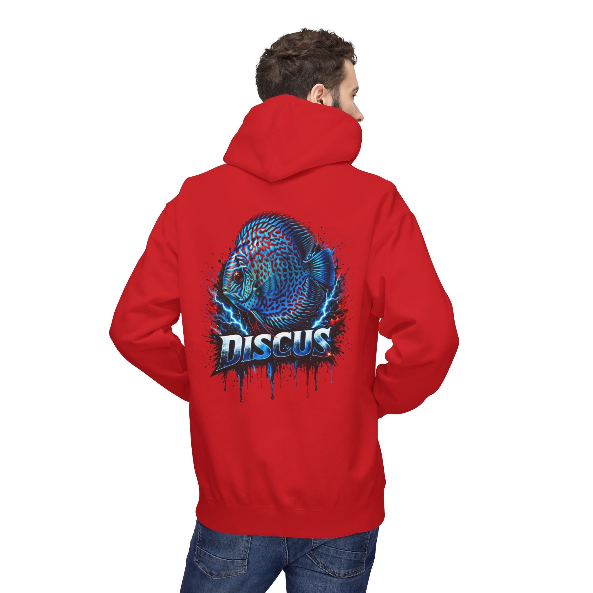 Discus Fish Hoodie — Vibrant Aquarium Graphic Pullover