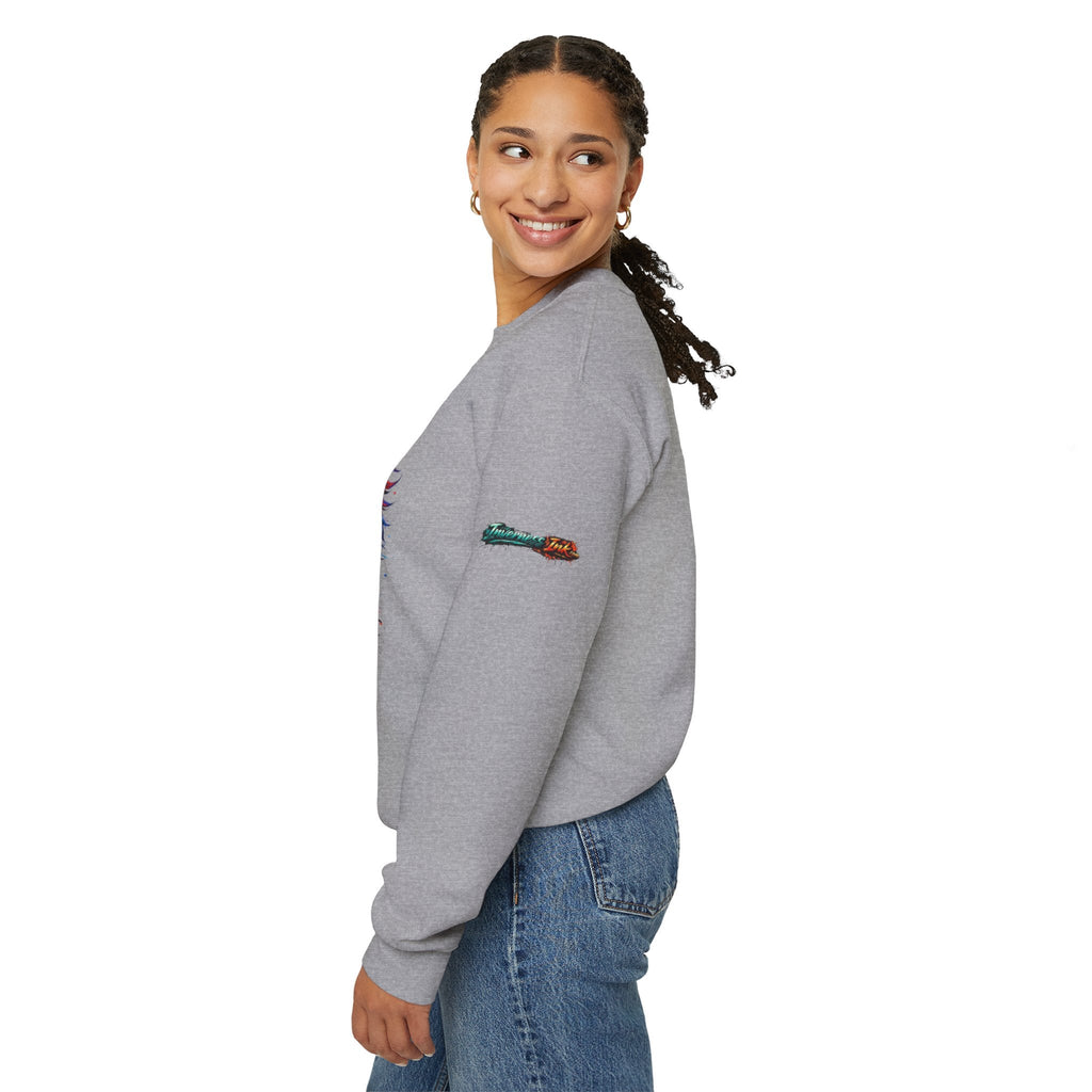 Betta Fish Crewneck Sweatshirt — "Fiercely Betta" Colorful Aquarium Graphic