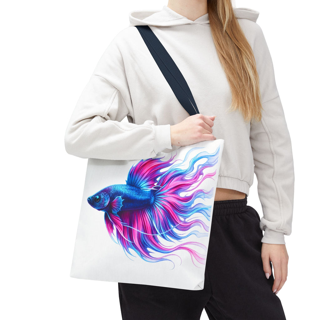 Electric Paint Betta Tote Bag