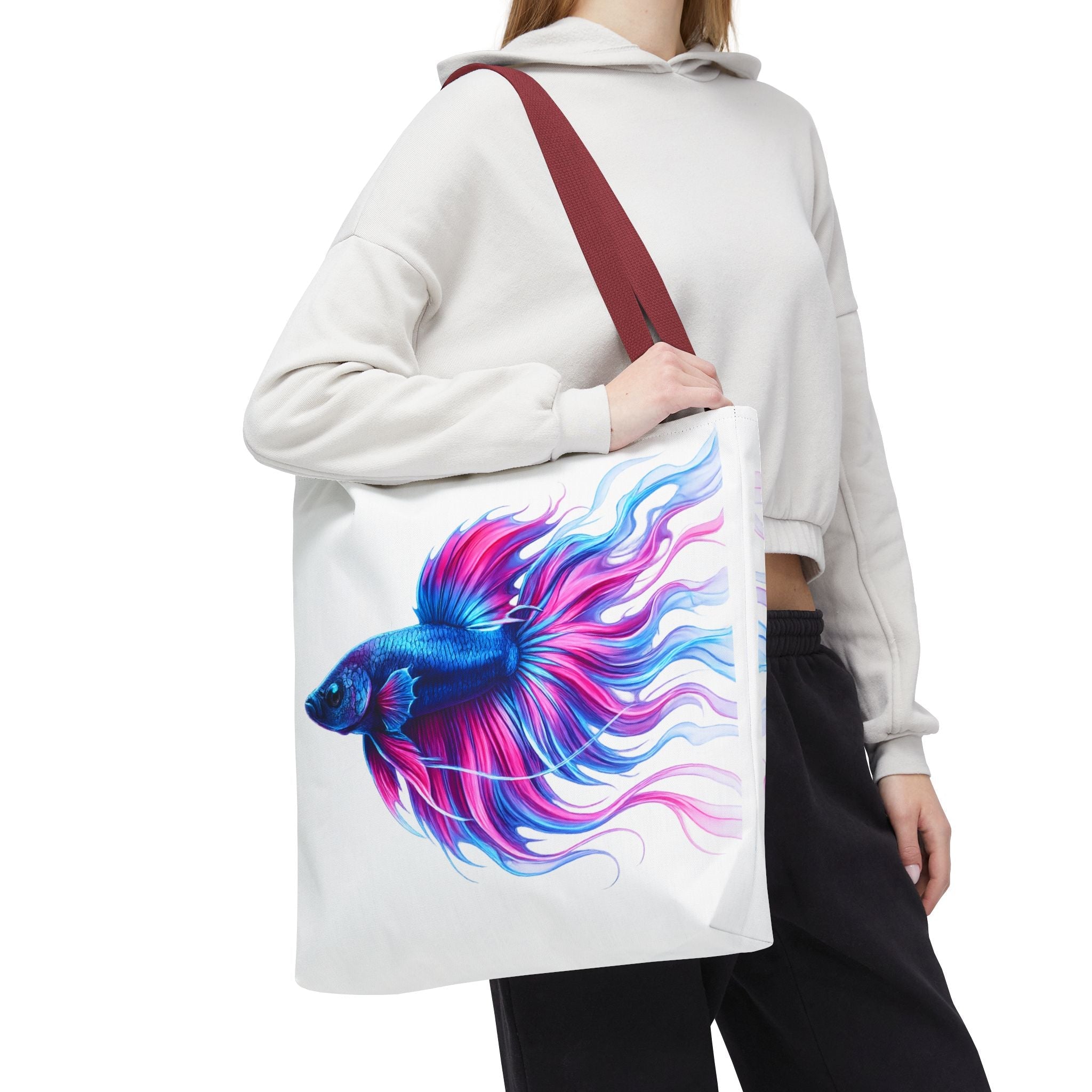 Electric Paint Betta Tote Bag