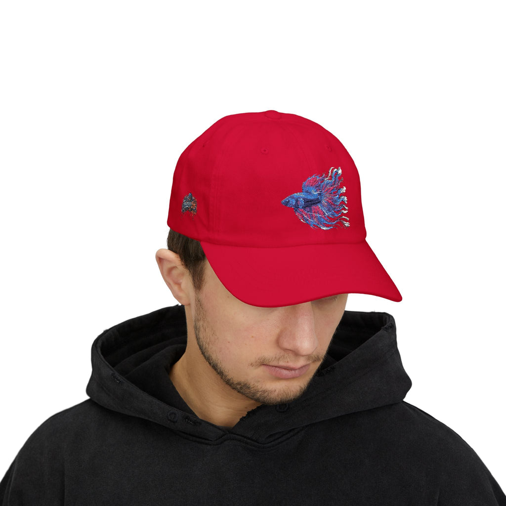 Electric Paint Betta Baseball Cap