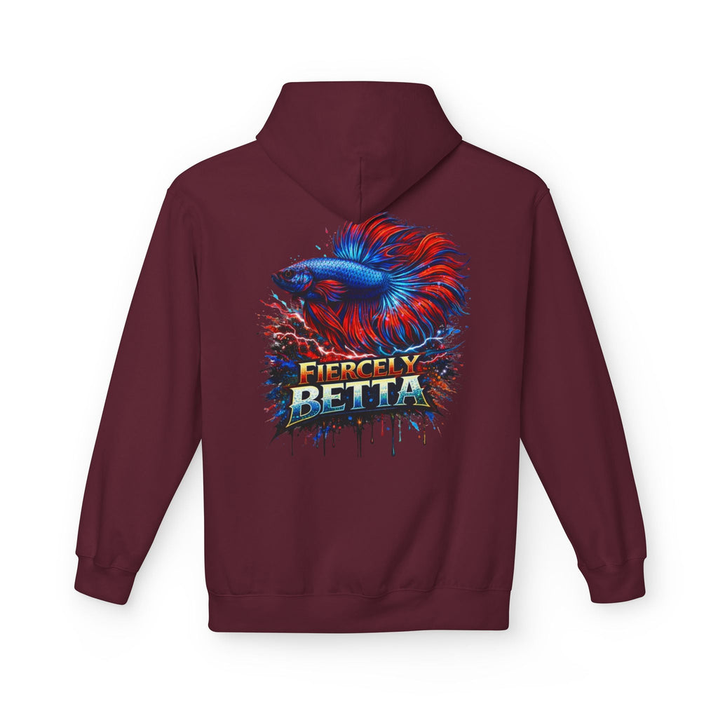 Fiercely Betta Hoodie – Colorful Betta Fish Graphic Pullover