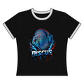 Discus Fish Graphic Tee — Women's Ringer T-Shirt