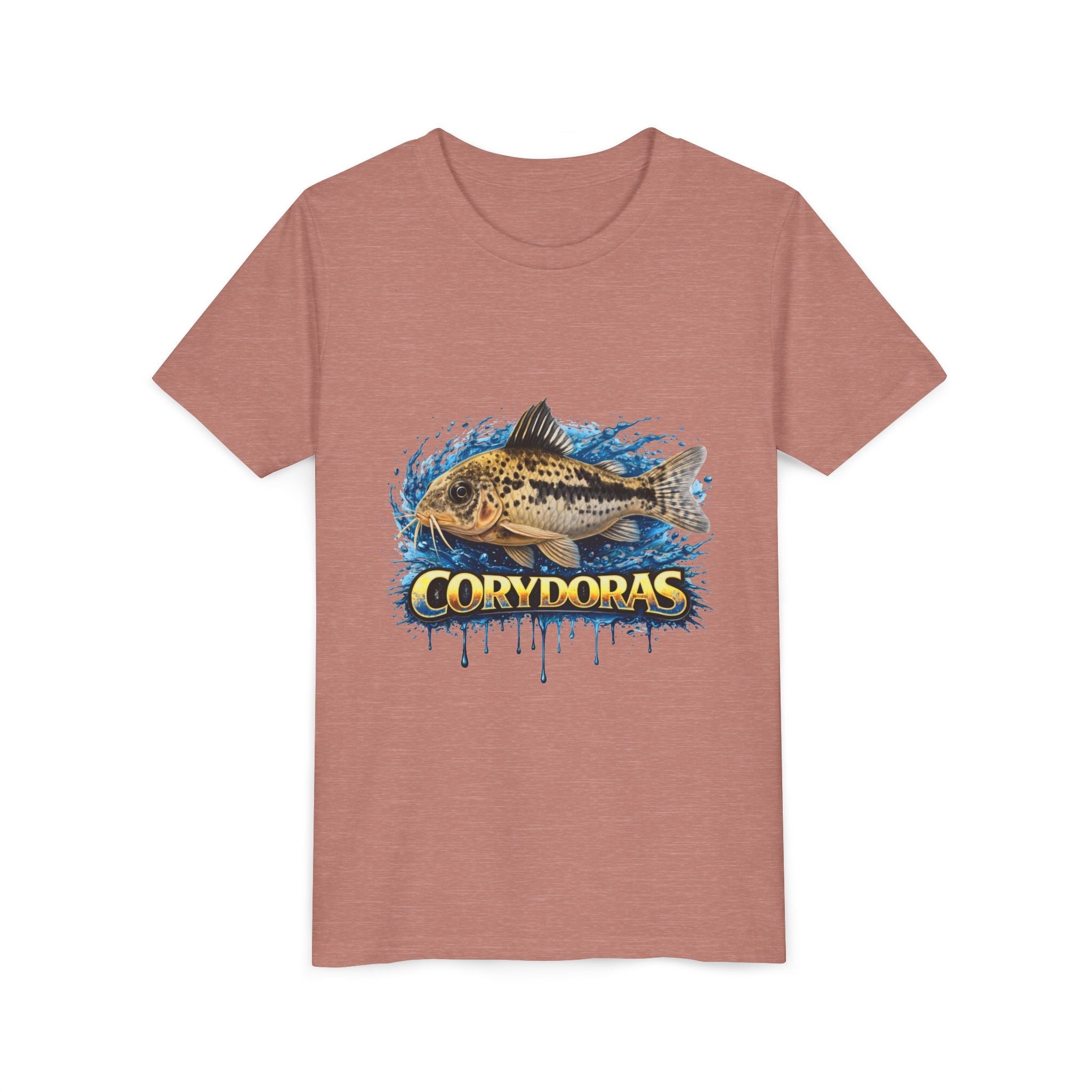 Corydoras Fish Youth Tee – Cute Aquarium Catfish Graphic Shirt