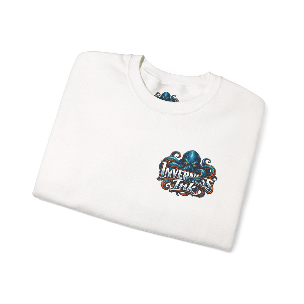 Betta Fish Crewneck Sweatshirt — Colorful Neon Tropical Fish Graphic