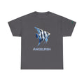 Angelfish Graphic Tee — Blue Tropical Fish Shirt