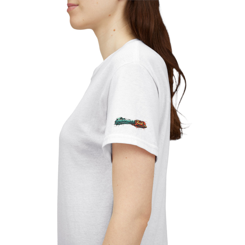Angelfish Graphic Tee — Blue Tropical Fish Shirt