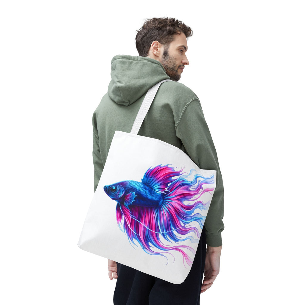 Electric Paint Betta Tote Bag