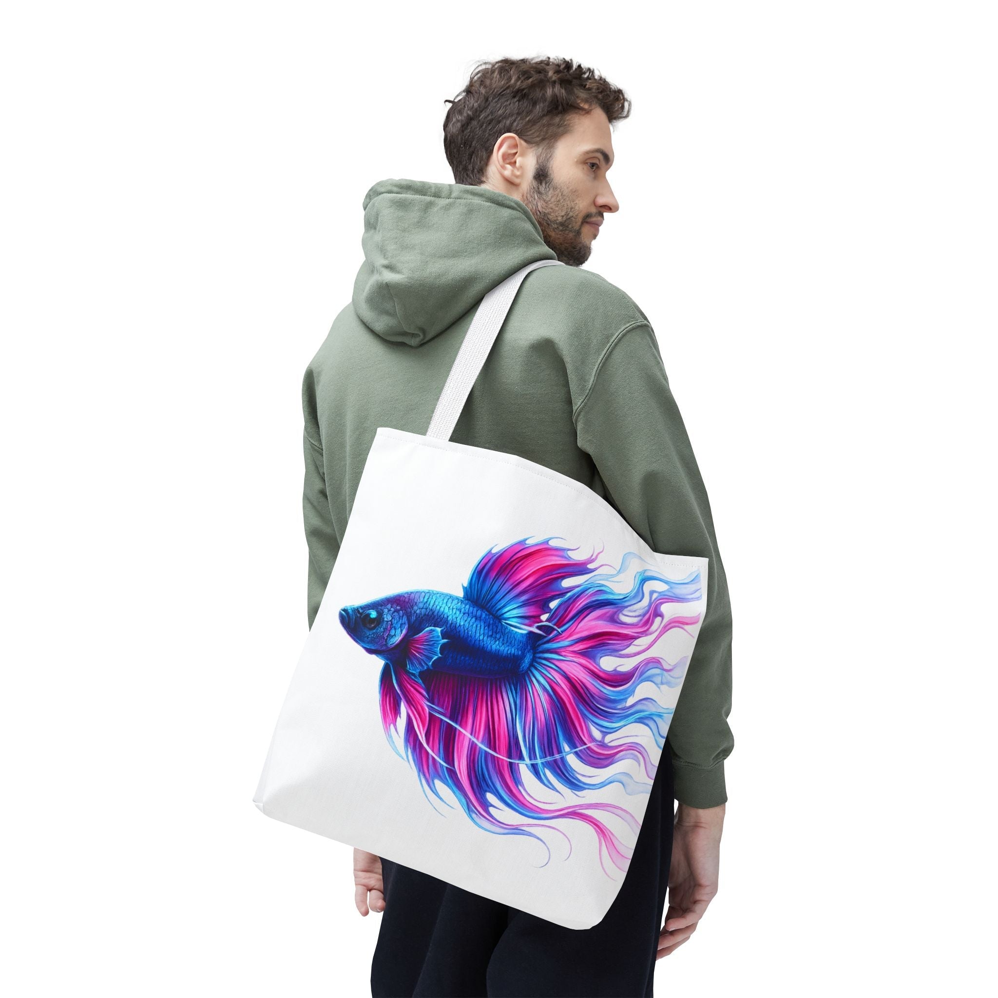 Electric Paint Betta Tote Bag
