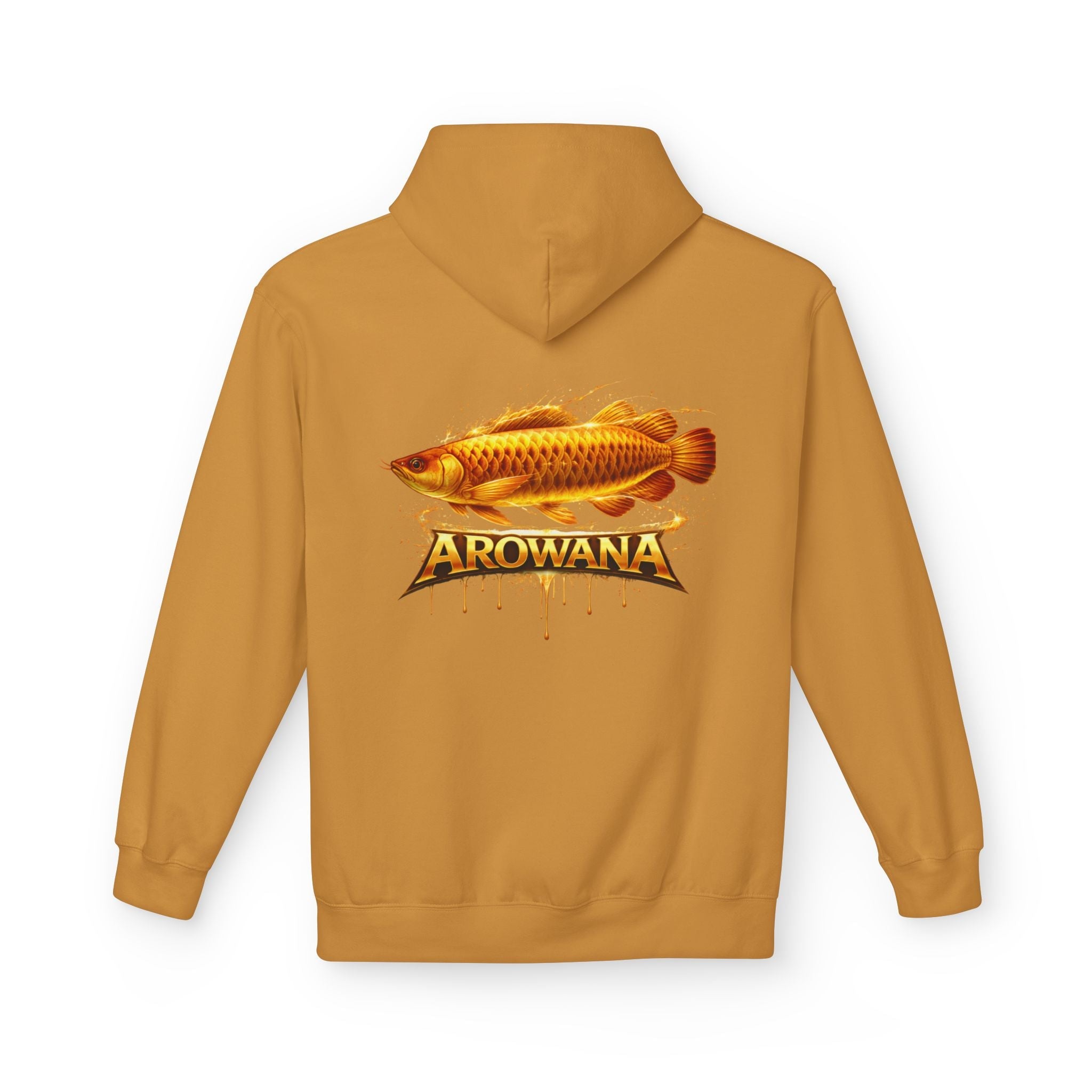Arowana Fish Graphic Hoodie – Golden Arowana Design