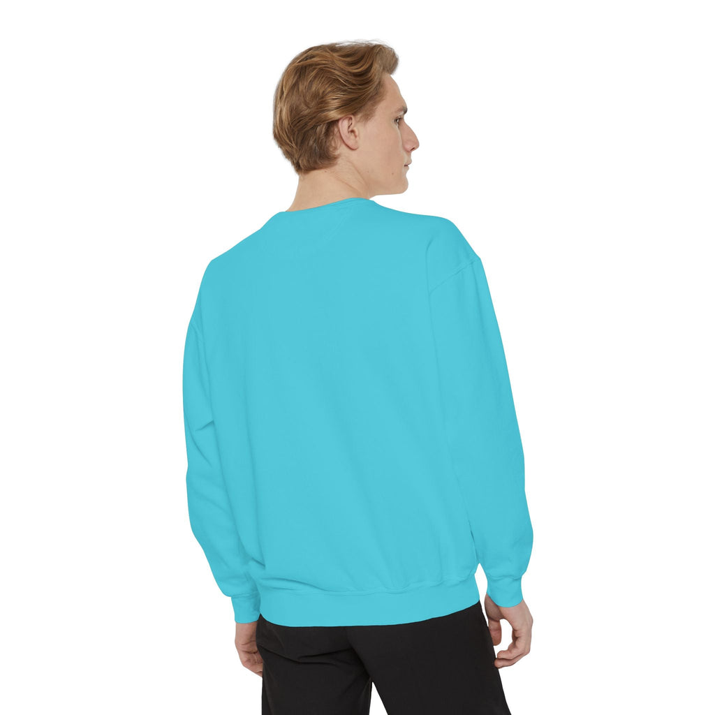 Electric Blue Acara – Garment-Dyed Premium Sweatshirt