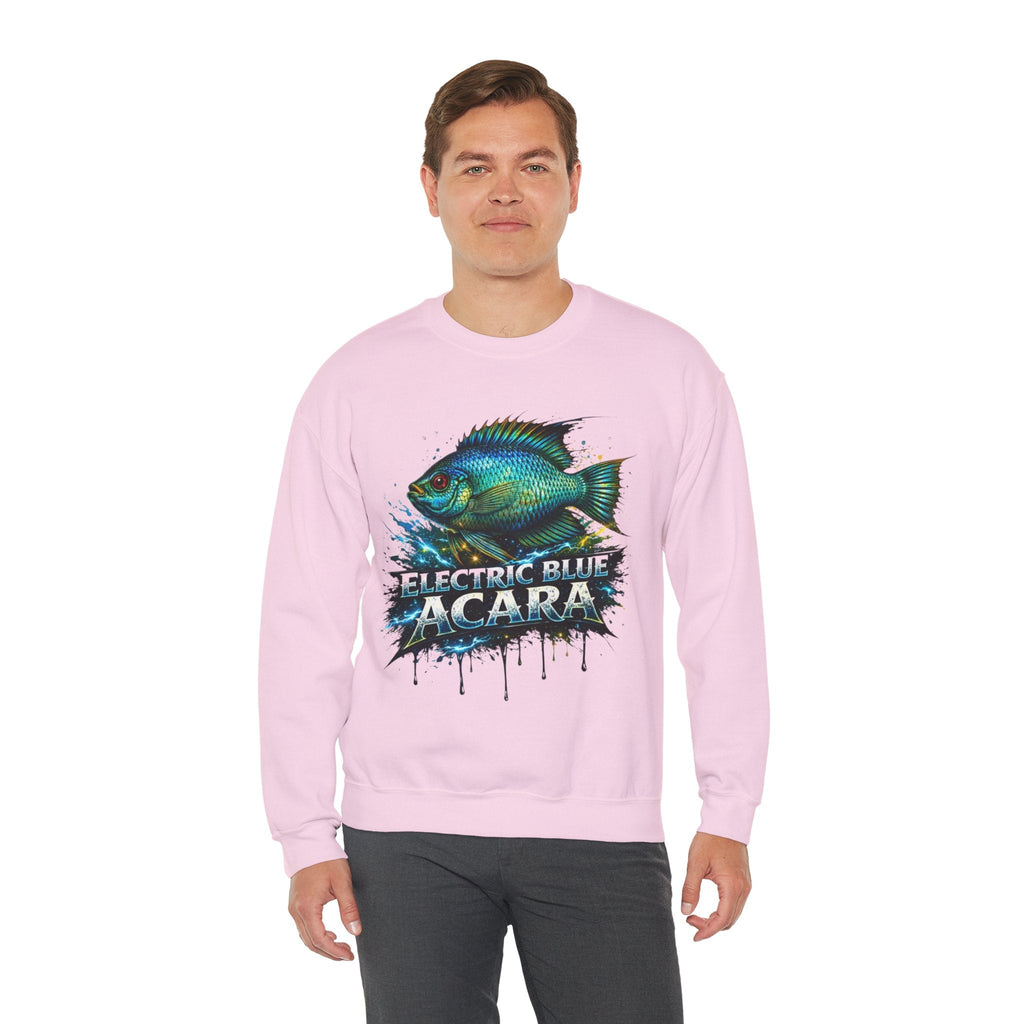 Electric Blue Acara – Heavy Blend™ Crewneck Sweatshirt
