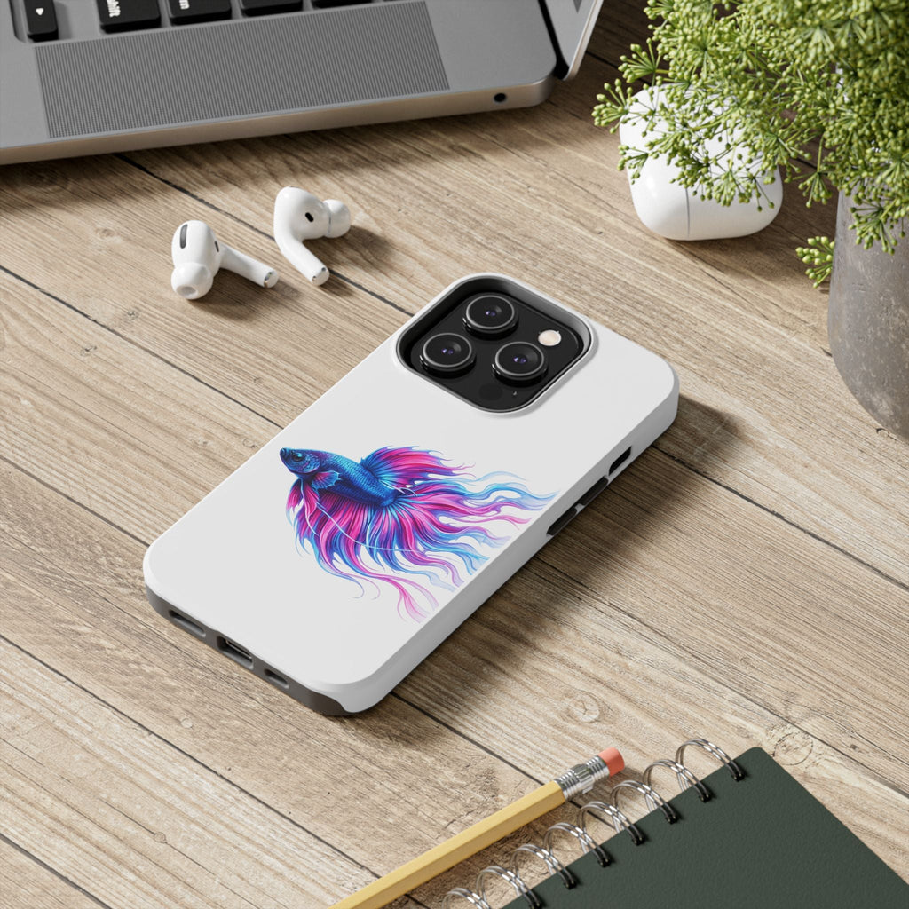 Electric Paint Betta Tough Phone Case