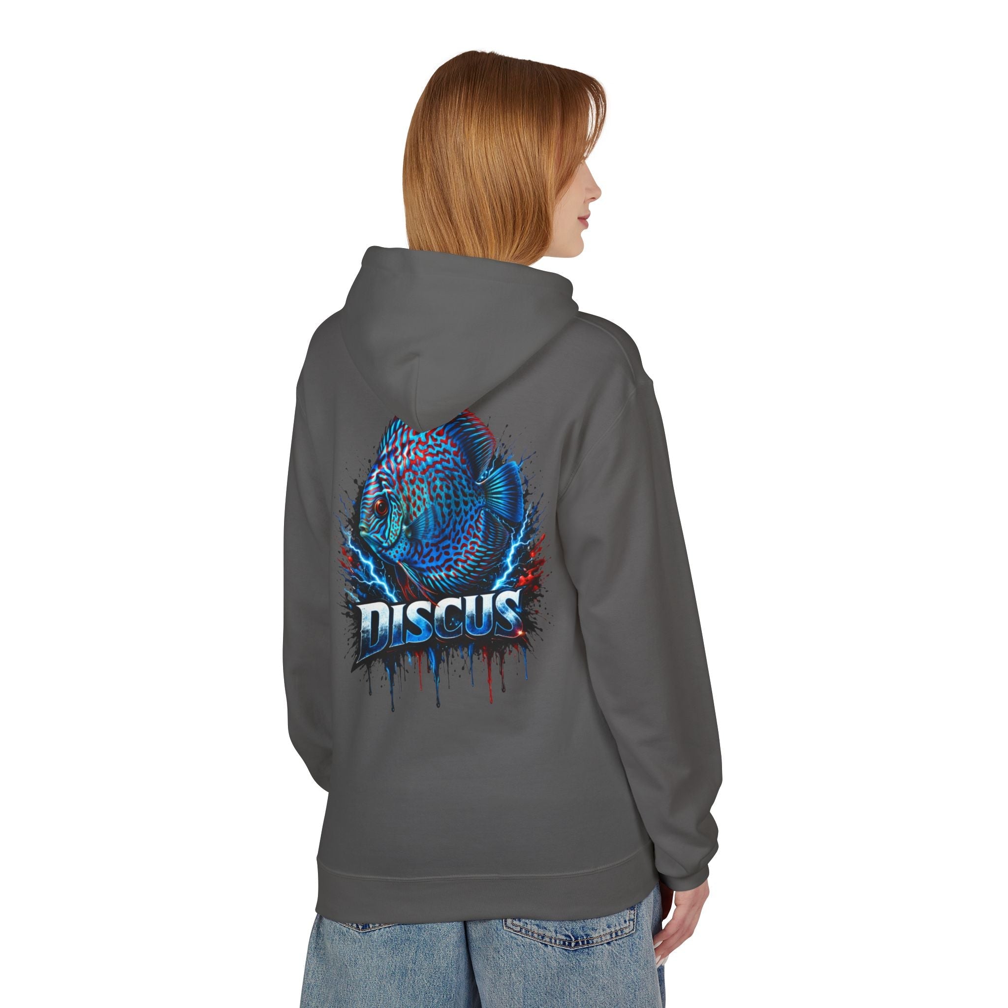 Discus Fish Hoodie — Vibrant Aquarium Graphic Pullover
