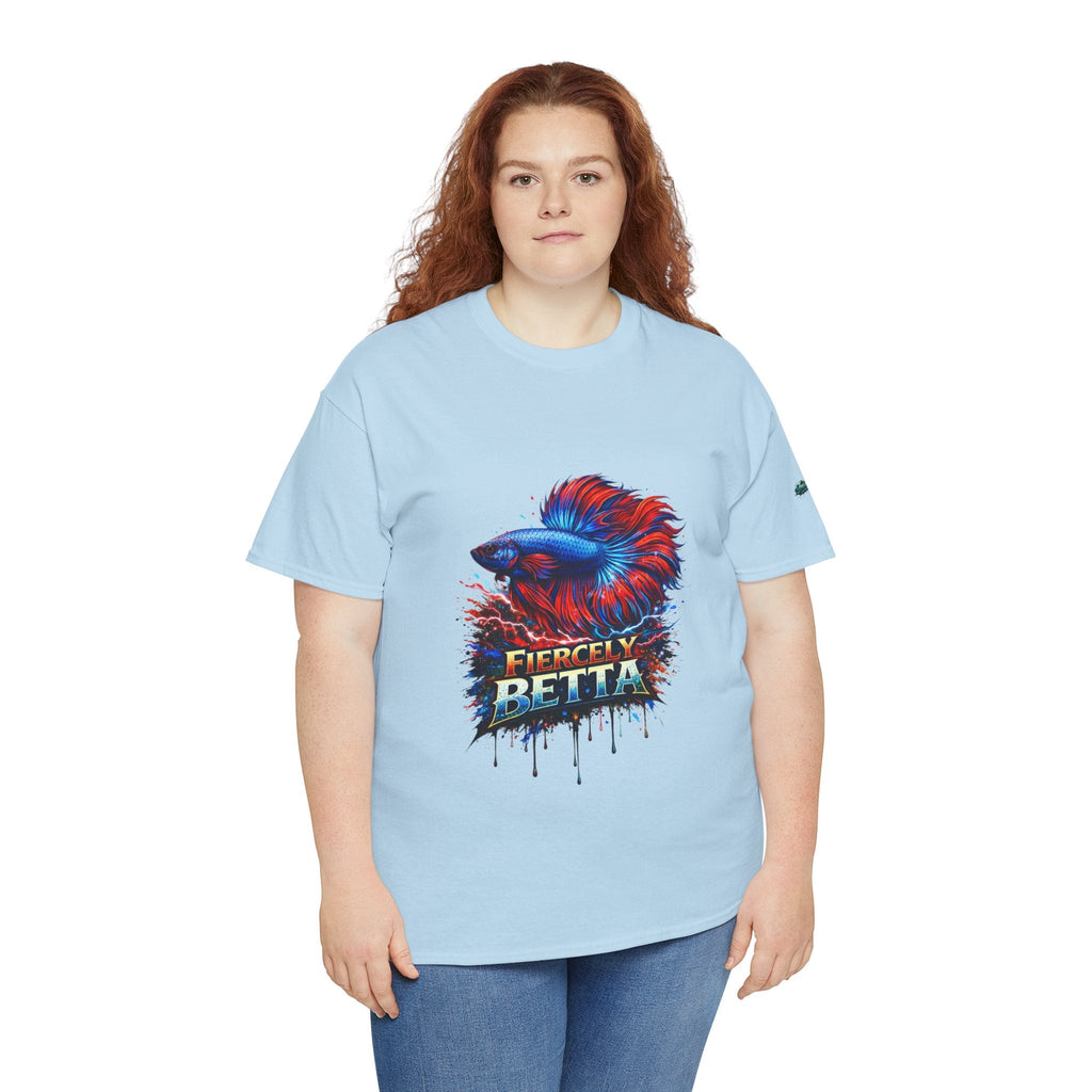 Betta Fish T-Shirt — Fiercely Betta Colorful Aquarium Fish Tee