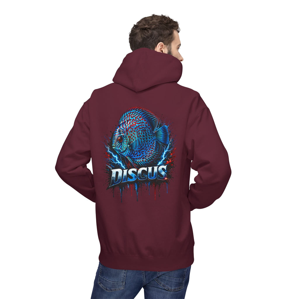 Discus Fish Hoodie — Vibrant Aquarium Graphic Pullover