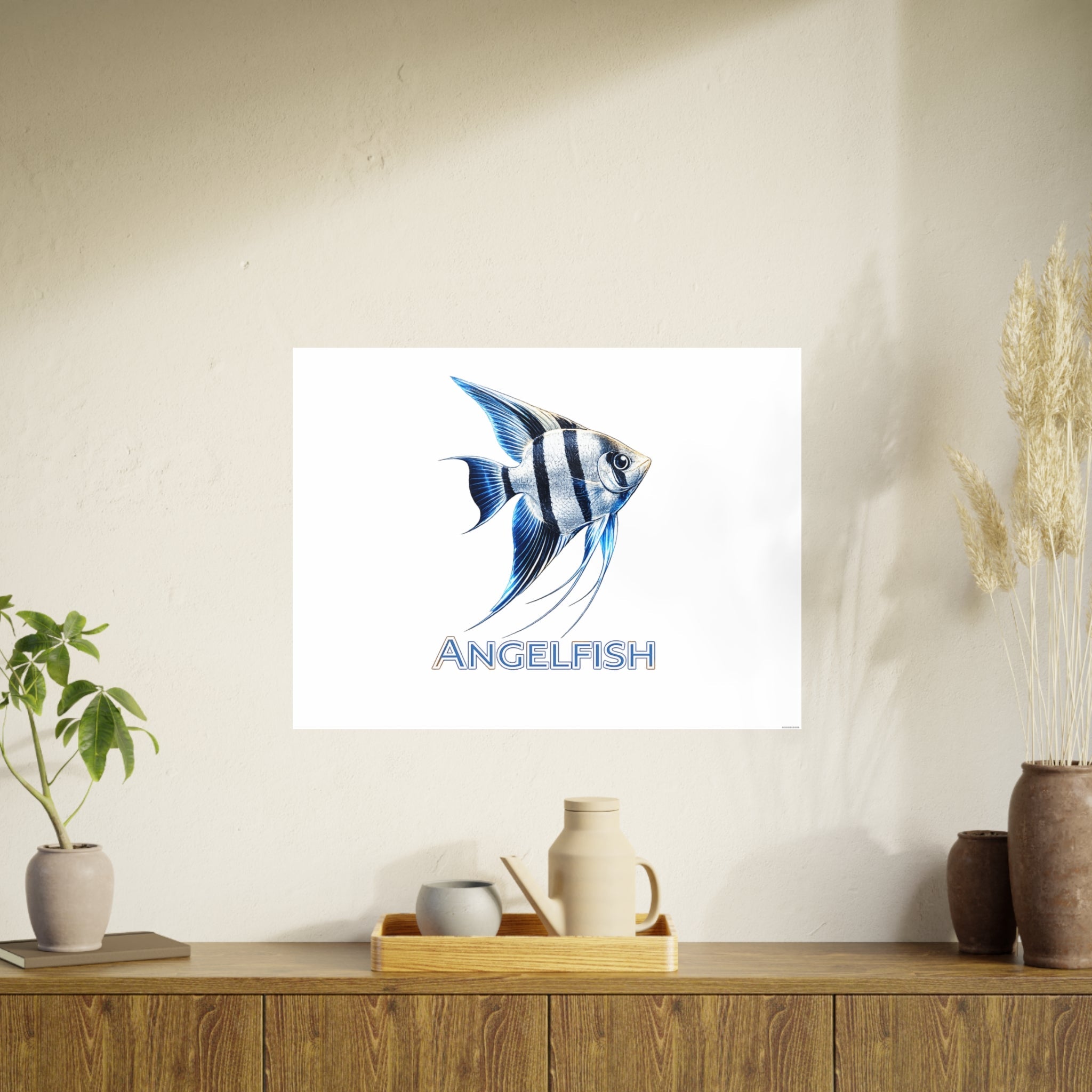 Angelfish – Premium Satin Photo Art Poster