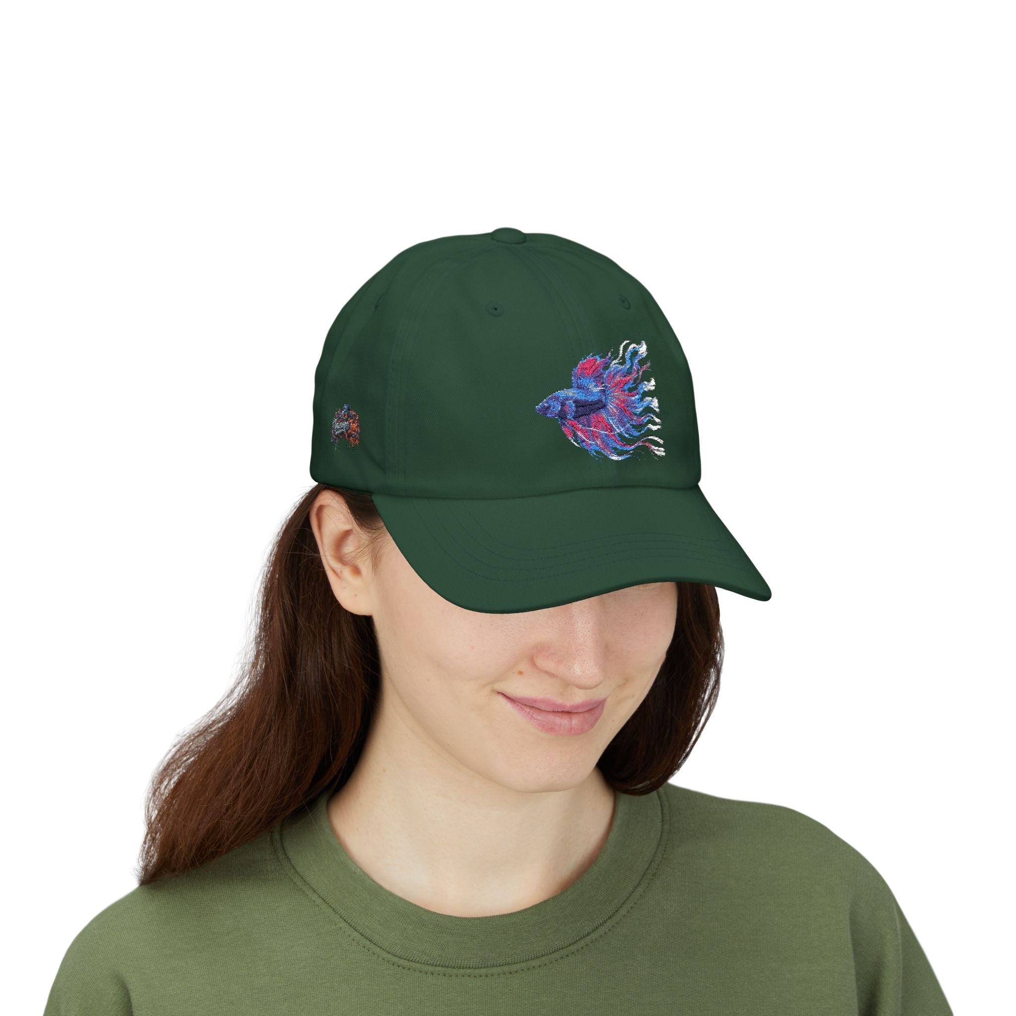 Electric Paint Betta Baseball Cap