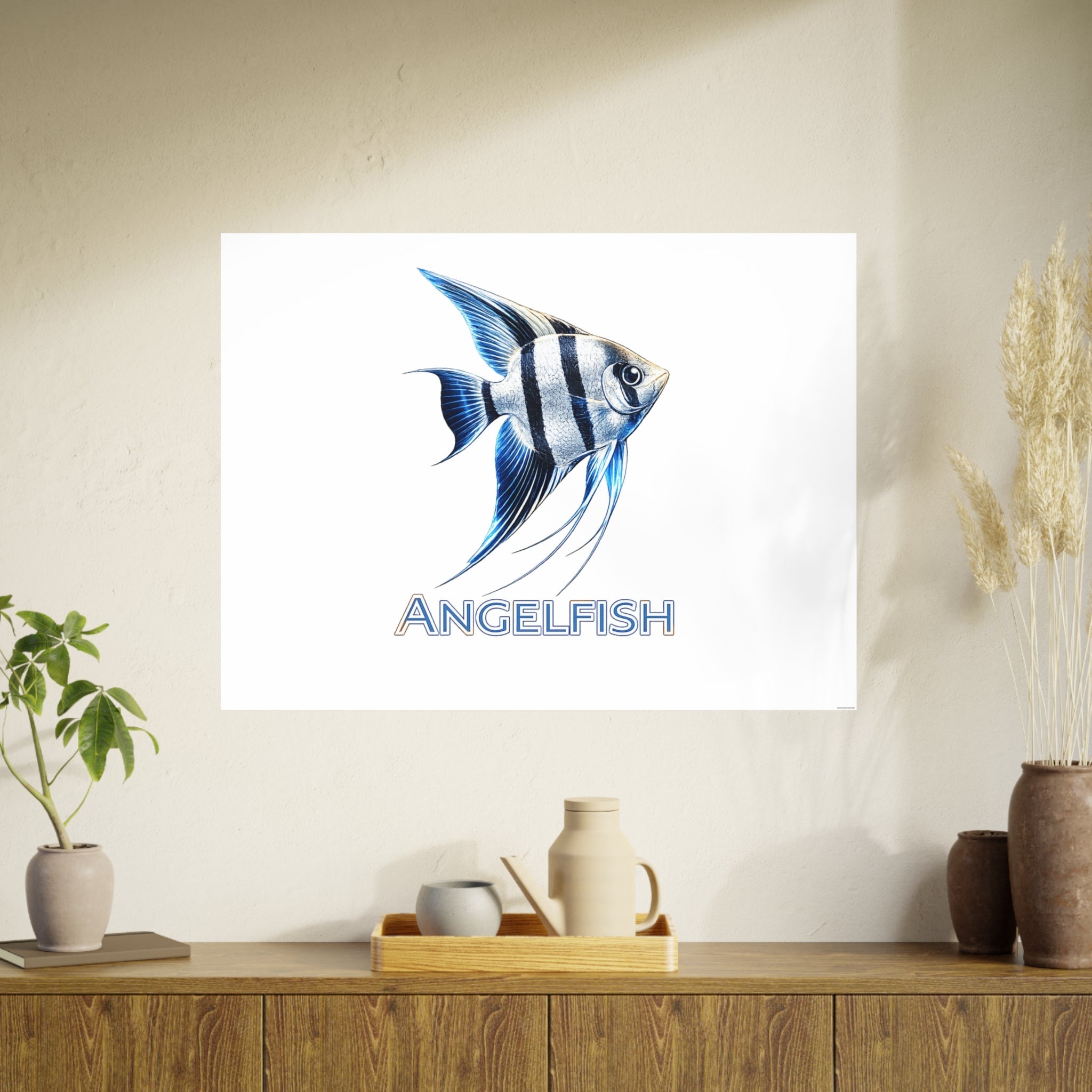 Angelfish – Premium Satin Photo Art Poster