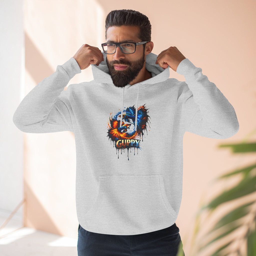 Fire & Ice Guppy – Premium Three-Panel Fleece Hoodie