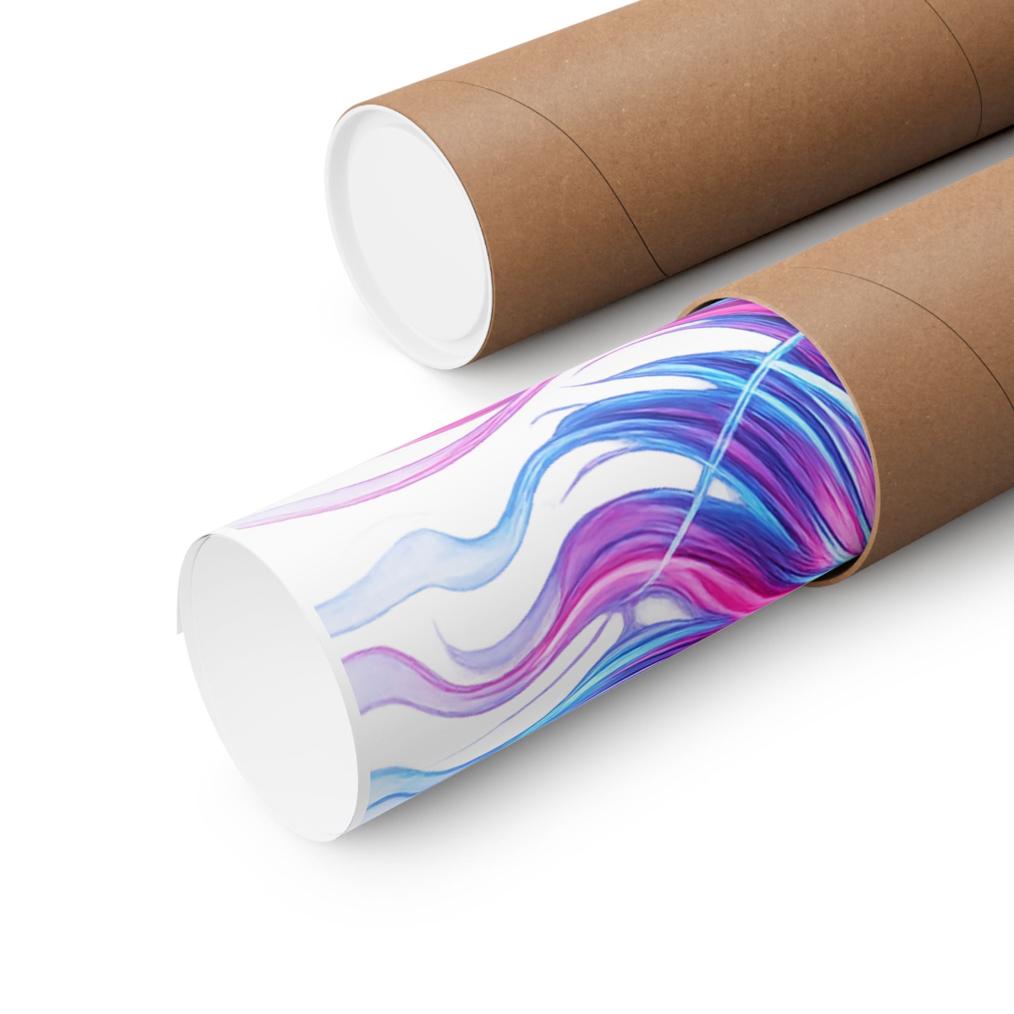 Electric Paint Betta Art Poster