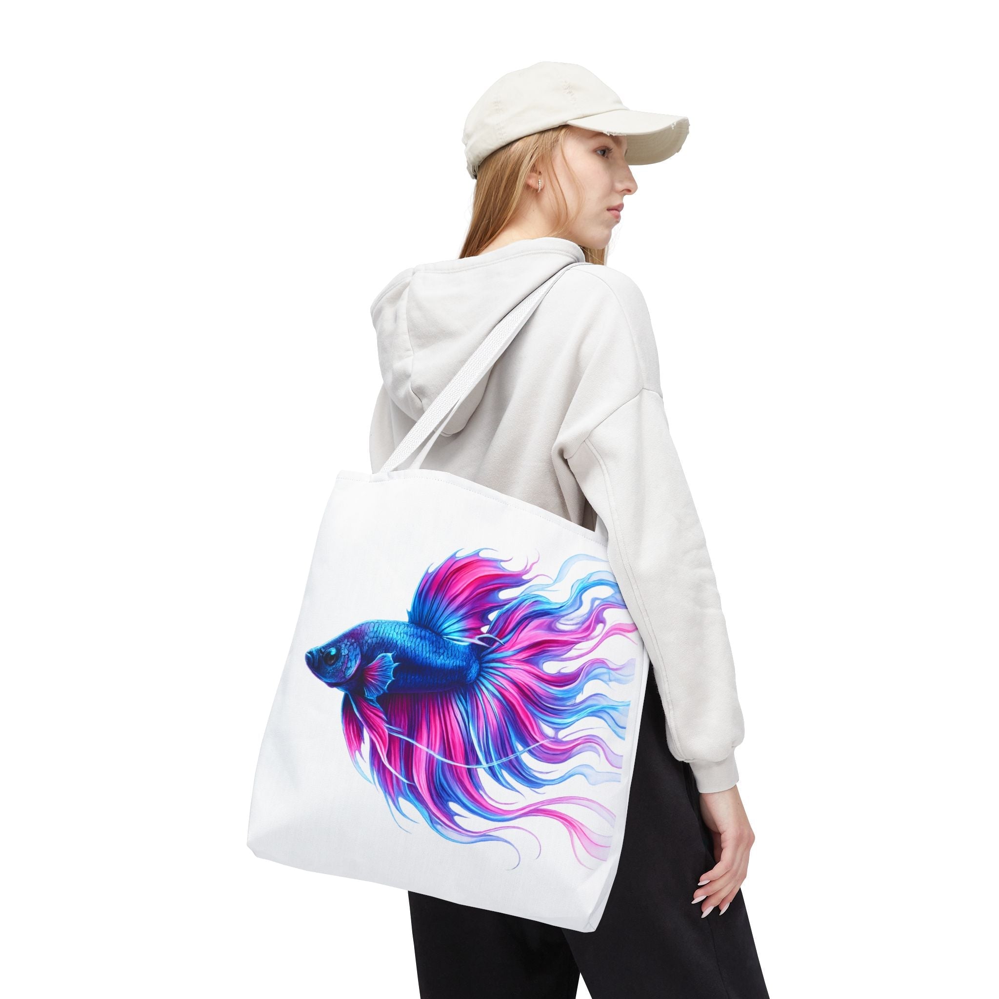 Electric Paint Betta Tote Bag