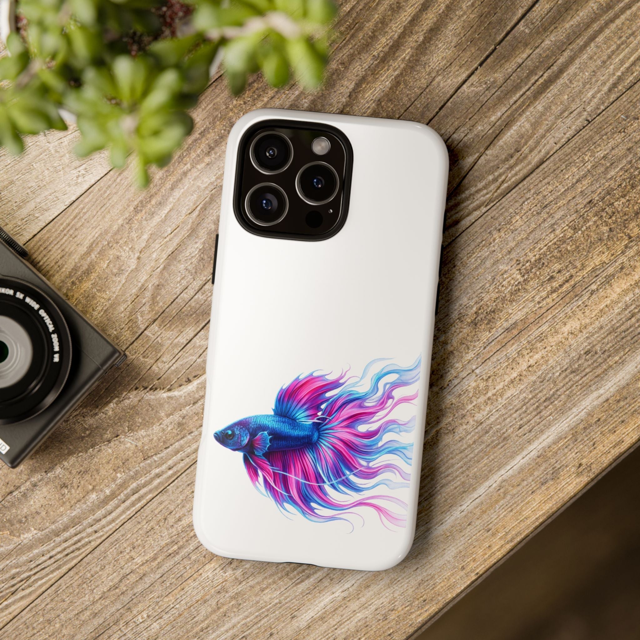 Electric Paint Betta Tough Phone Case