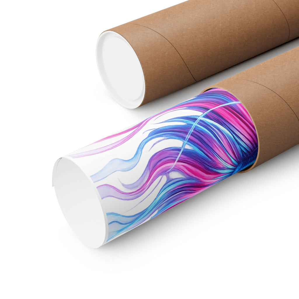 Electric Paint Betta Art Poster