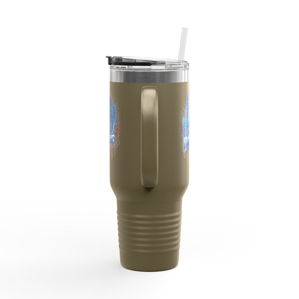 Electric Discus – 40oz Premium Insulated Travel Mug