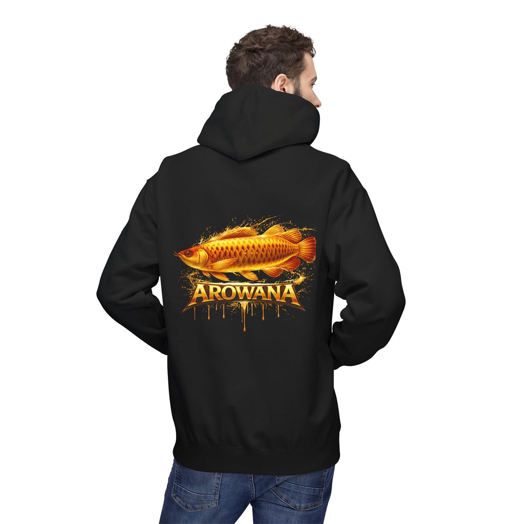Arowana Fish Graphic Hoodie – Golden Arowana Design