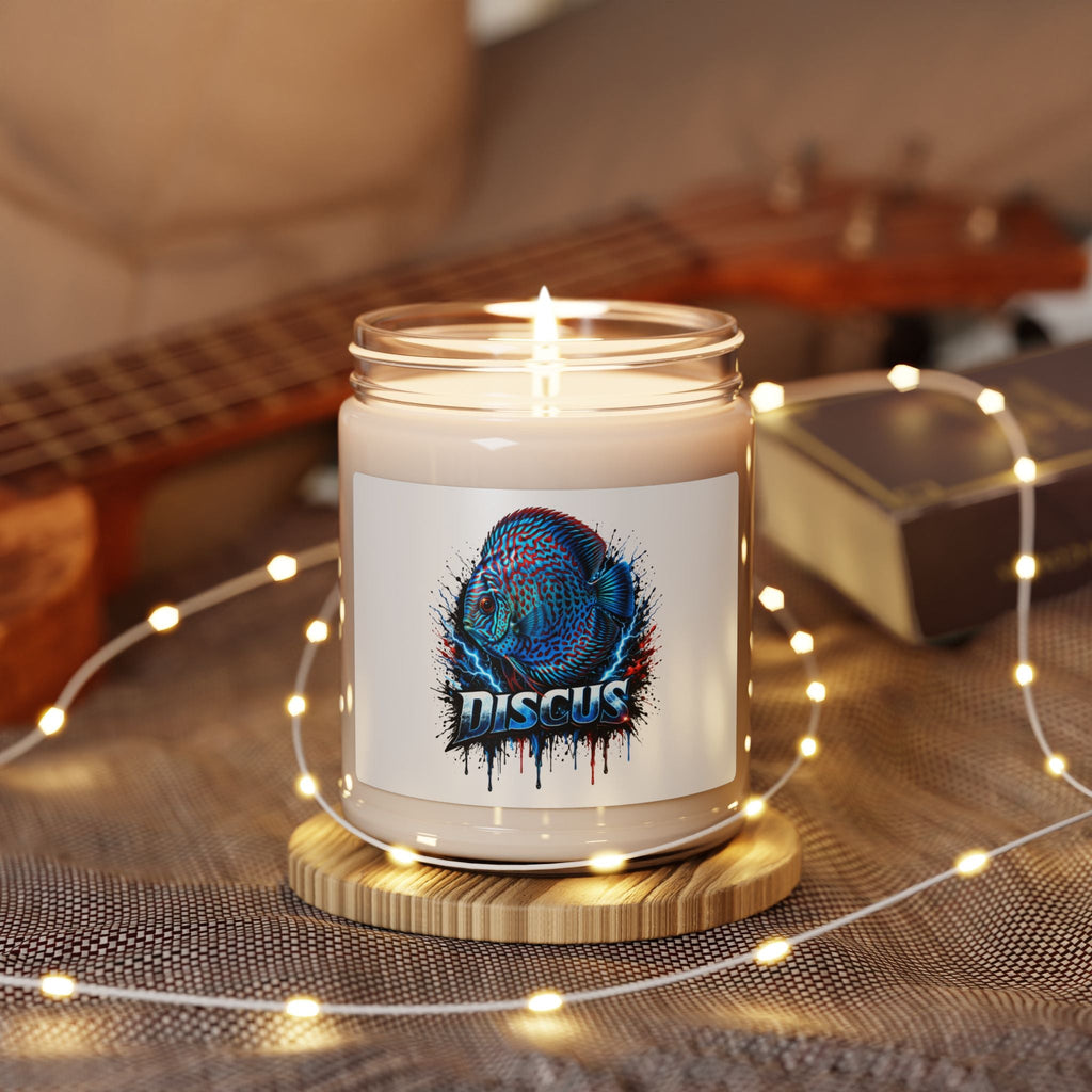 Discus Fish Scented Soy Candle - 9oz Aquarium Lover Gift