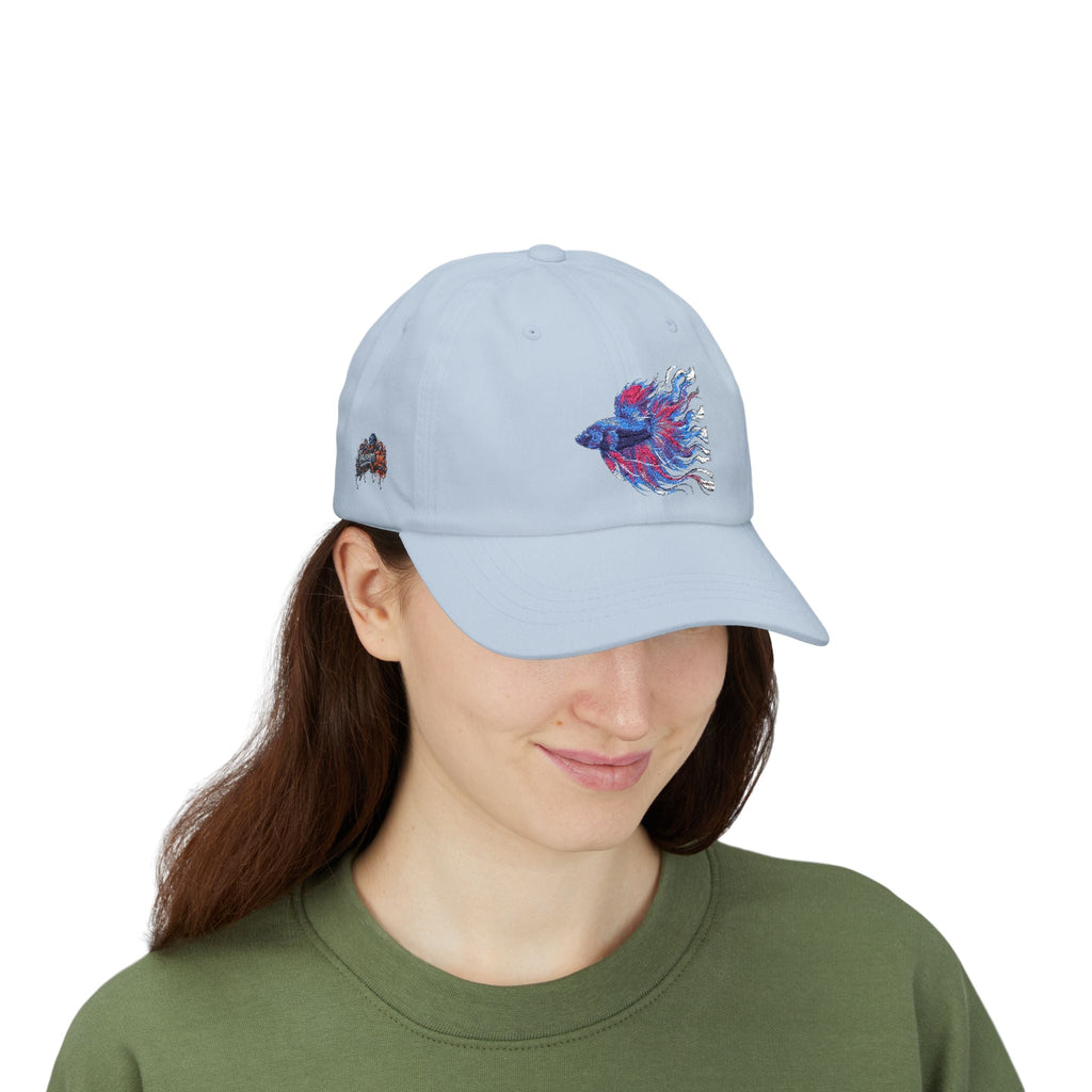 Electric Paint Betta Baseball Cap