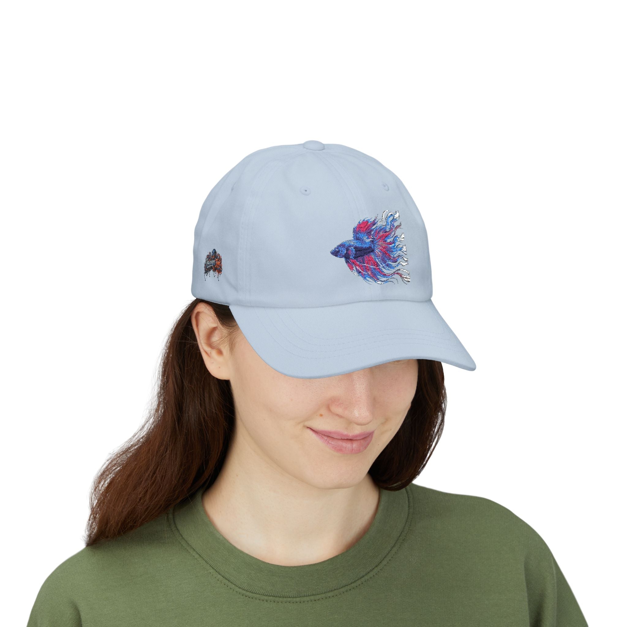 Electric Paint Betta Baseball Cap