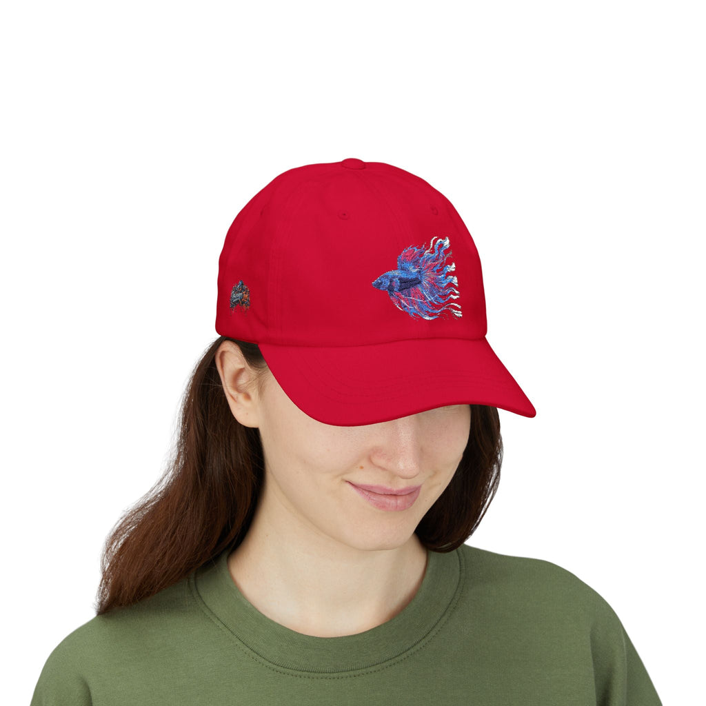 Electric Paint Betta Baseball Cap