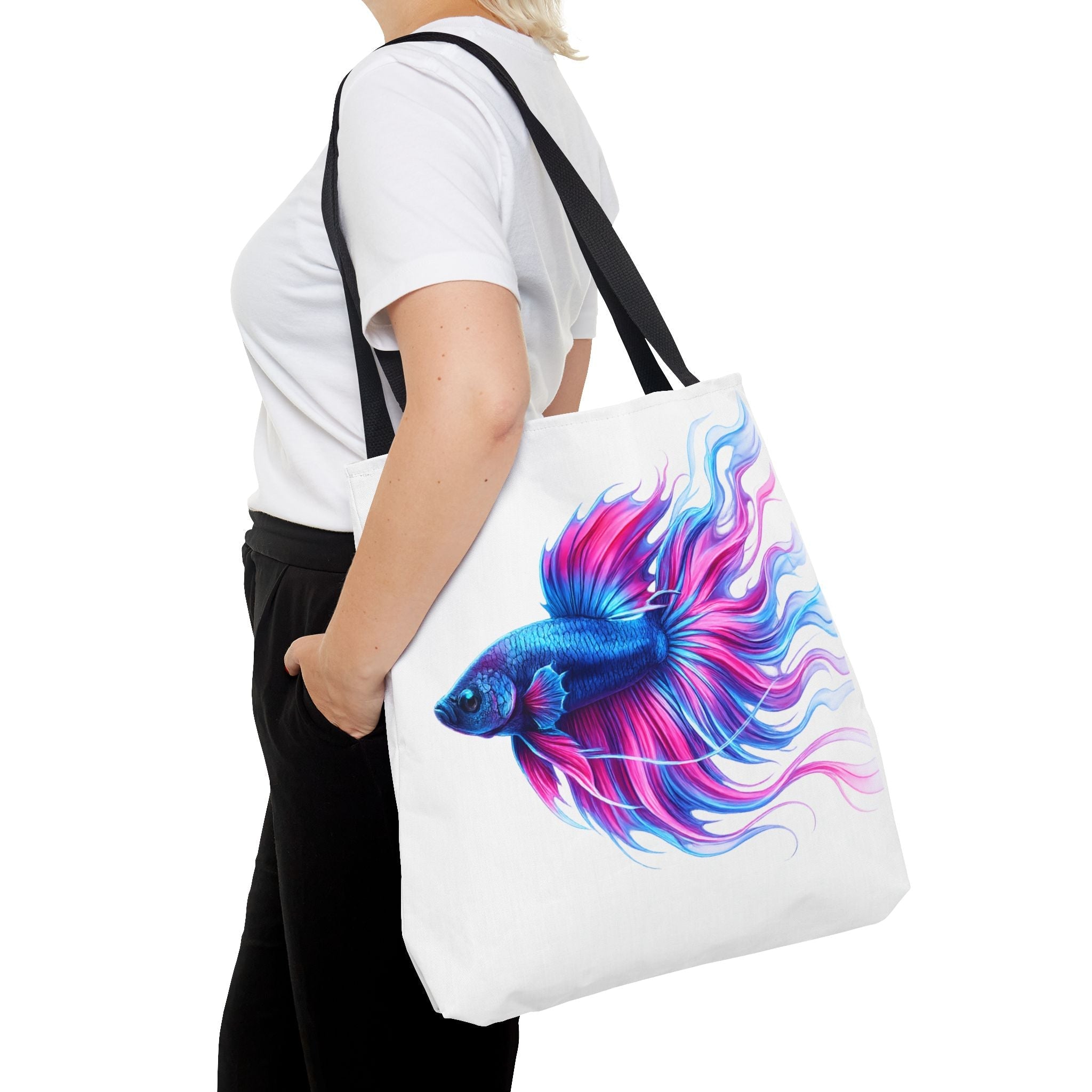 Electric Paint Betta Tote Bag